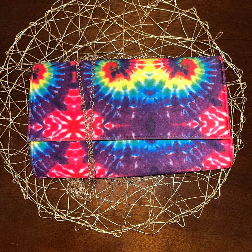 Tie dye purse